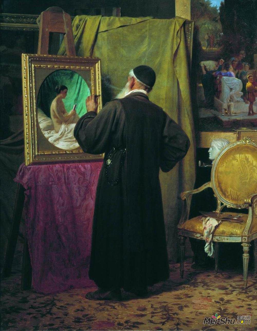 费奥多尔·布朗尼科夫(Fyodor Bronnikov)高清作品《扇子》