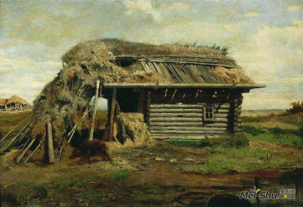 费奥多尔·瓦西里耶夫(Fyodor Vasilyev)高清作品《农民住宅》