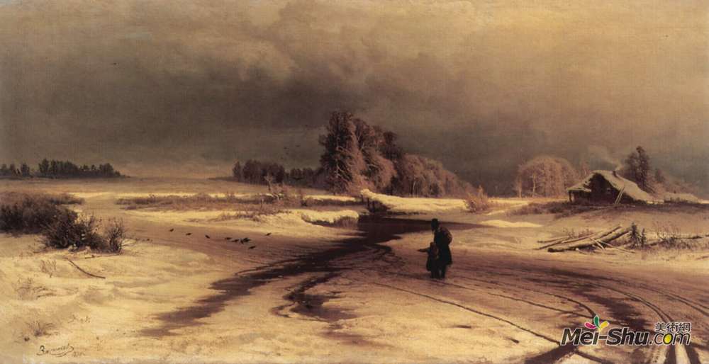 费奥多尔·瓦西里耶夫(Fyodor Vasilyev)高清作品《解冻》