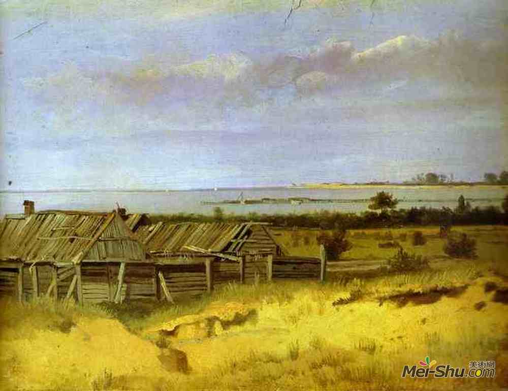 费奥多尔·瓦西里耶夫(Fyodor Vasilyev)高清作品《村落》