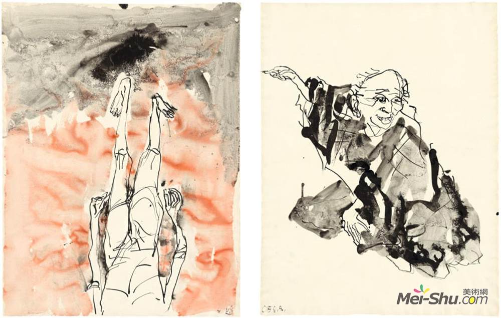 乔治·巴塞利兹(Georg Baselitz)高清作品《无题》