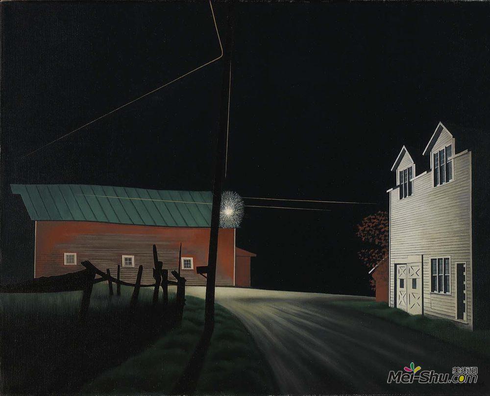 乔治·奥特(George Ault)高清作品《罗素角的亮光》