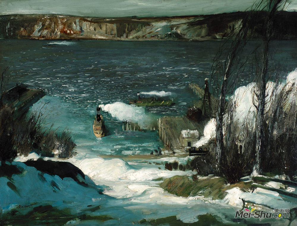 乔治·贝洛斯(George Bellows)高清作品《北江》