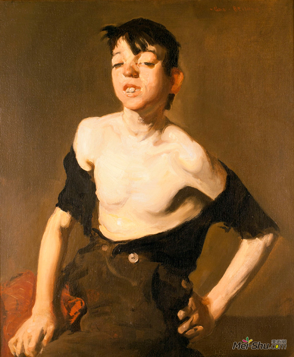 乔治·贝洛斯(George Bellows)高清作品《稻谷弗兰尼根》