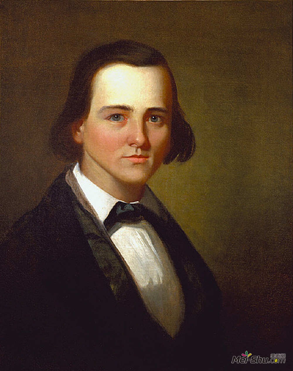 乔治·迦勒宾·宾汉姆(George Caleb Bingham)高清作品《Oscar Fitzland Potter博士》