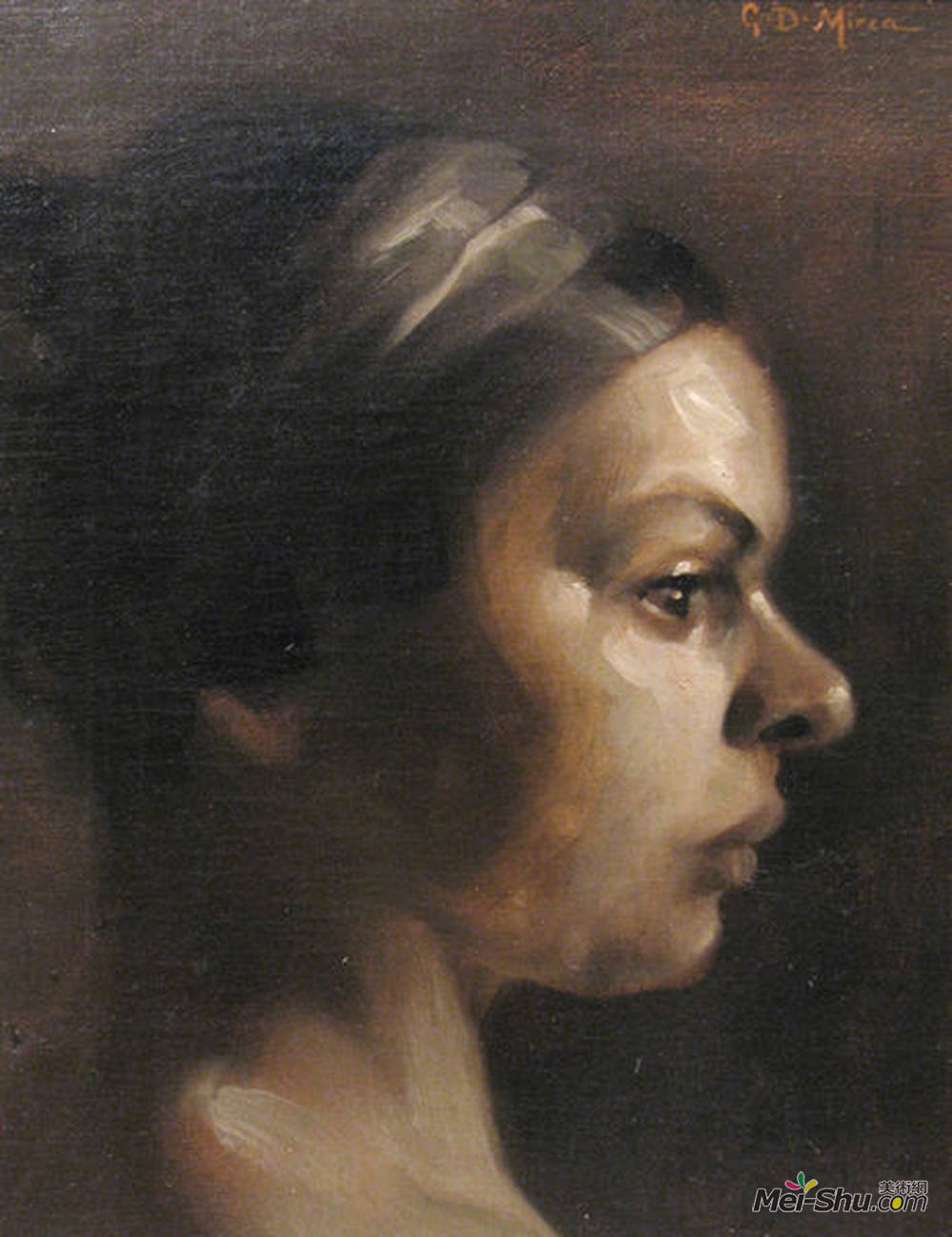 乔治·德梅雷斯库·米拉(George Demetrescu Mirea)高清作品《女性形象》