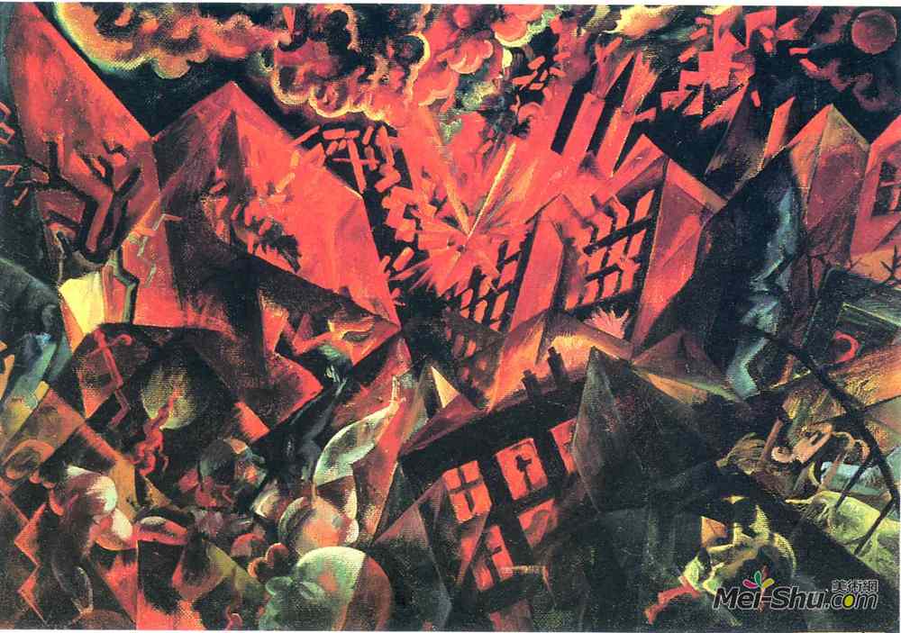 乔治·格罗兹(George Grosz)高清作品《爆炸》