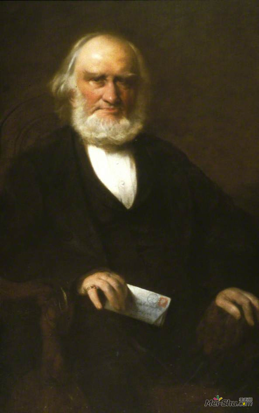 乔治·哈维(George Harvey)高清作品《William Rankin, Provost of Stirling (1867–1870)》