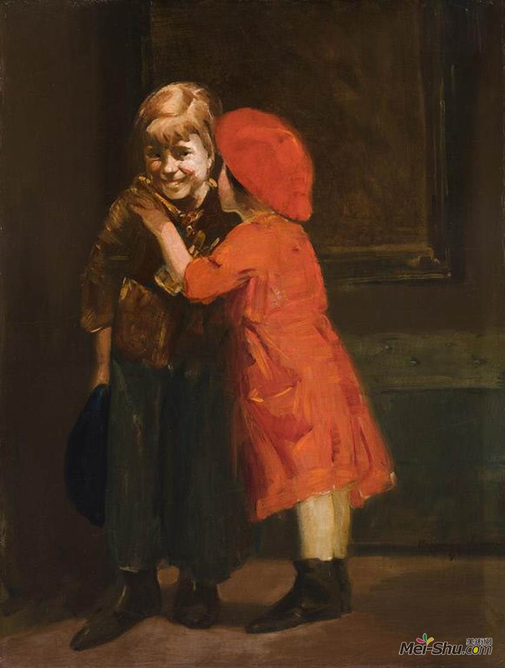 乔治·卢克斯(George Luks)高清作品《角落里》