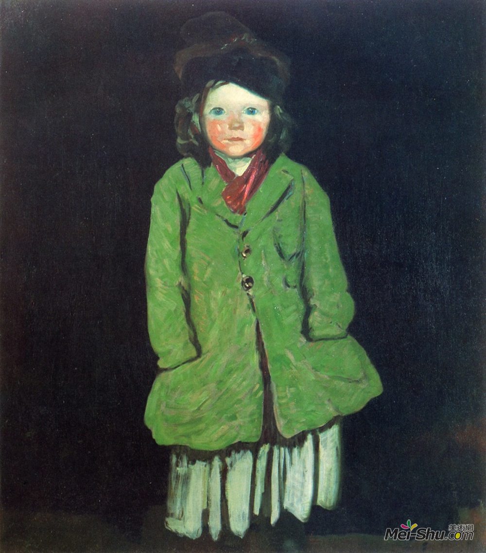 乔治·卢克斯(George Luks)高清作品《莉莉威廉姆斯》