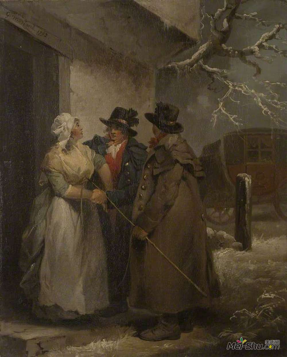 乔治·默兰德(George Morland)高清作品《出发》
