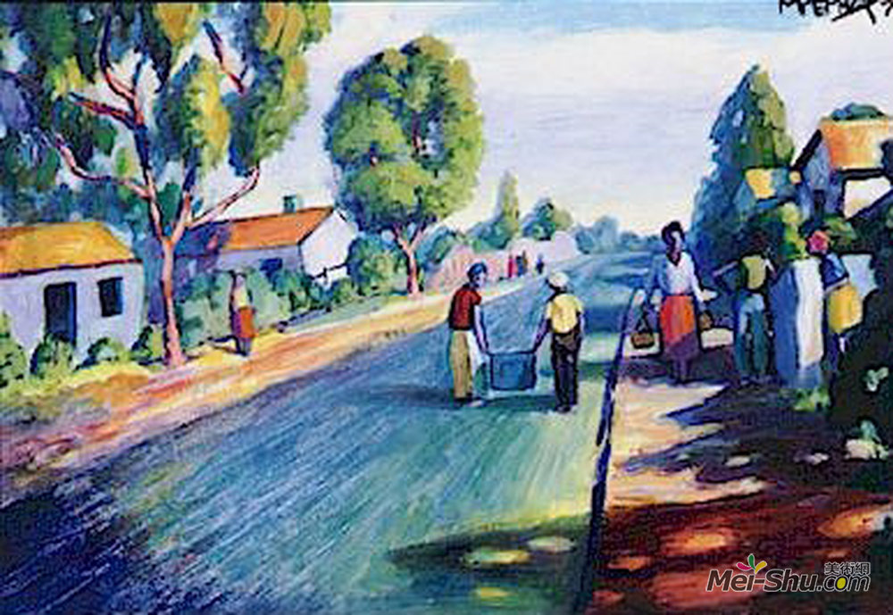 乔治·彭巴(George Pemba)高清作品《乡景》