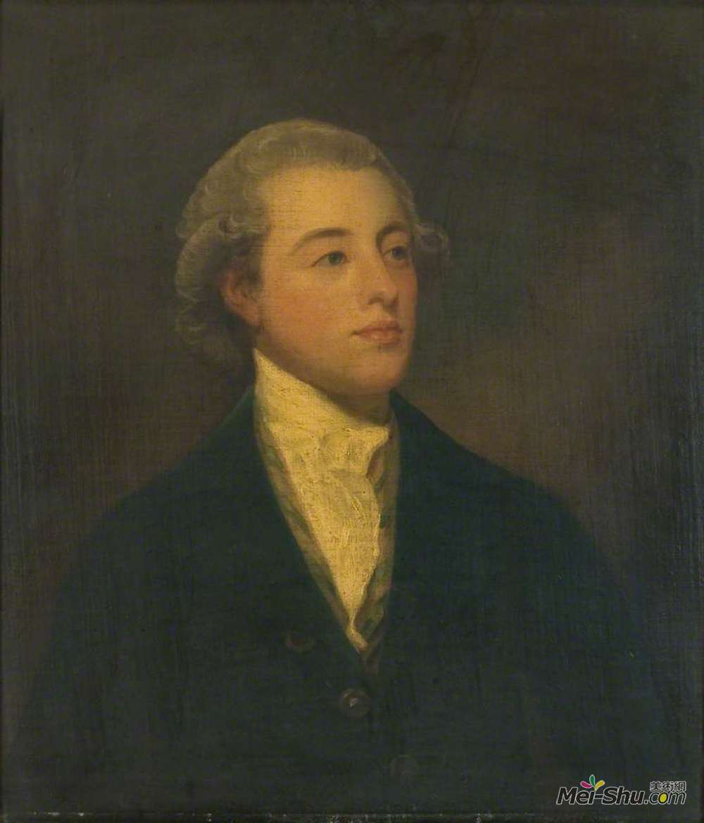 乔治·罗姆尼(George Romney)高清作品《詹姆斯劳瑟上校是一名年轻人》