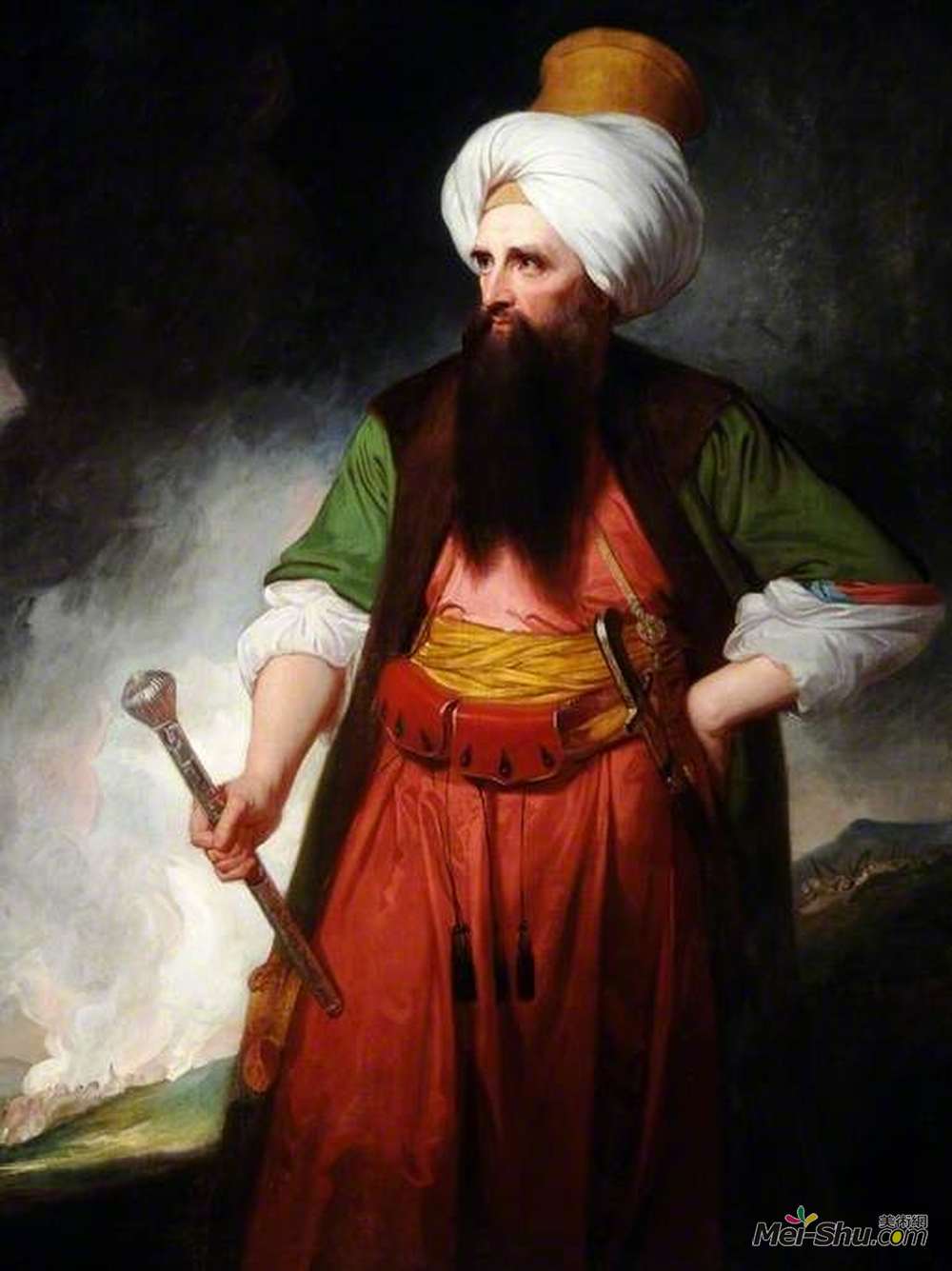 乔治·罗姆尼(George Romney)高清作品《Edward Wortley Montagu (1713–1776), MP》