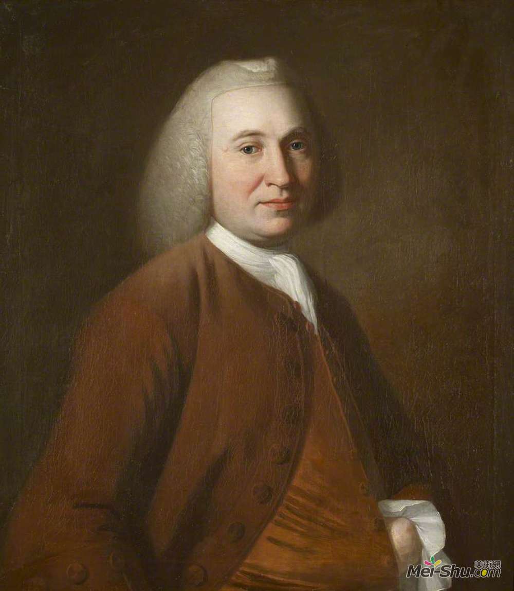 乔治·罗姆尼(George Romney)高清作品《Hugh Holme, Deputy Recorder of Kendal》