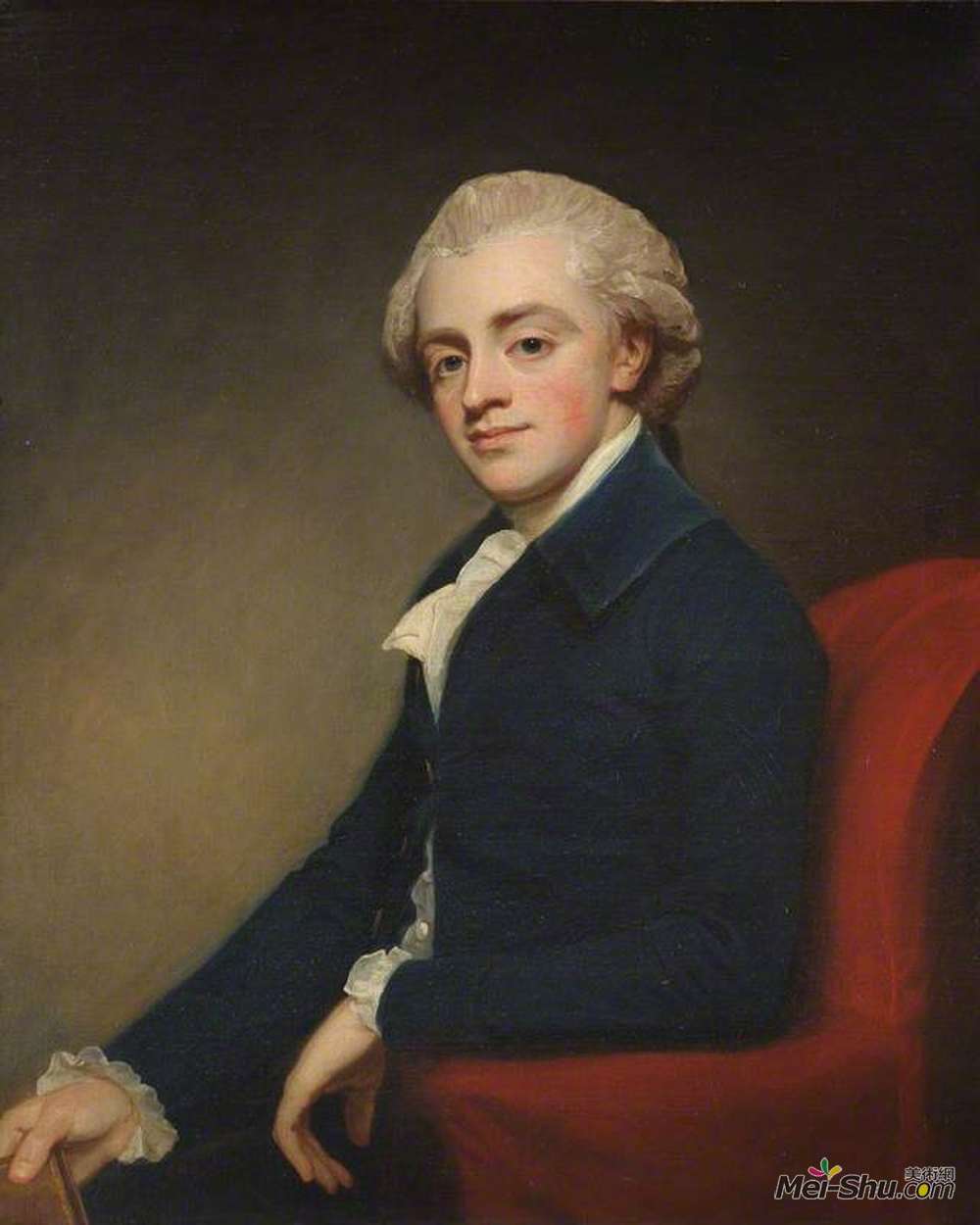 乔治·罗姆尼(George Romney)高清作品《Philip Yorke (1757–1834), 3rd Earl of Hardwicke, KG, MP, FR》