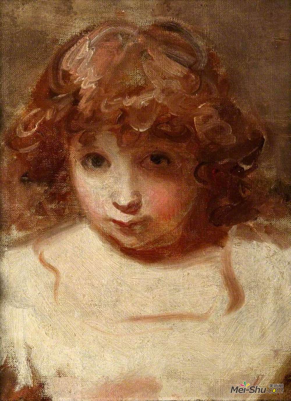 乔治·罗姆尼(George Romney)高清作品《Thomas Alphonso Hayley (1780–1800)》