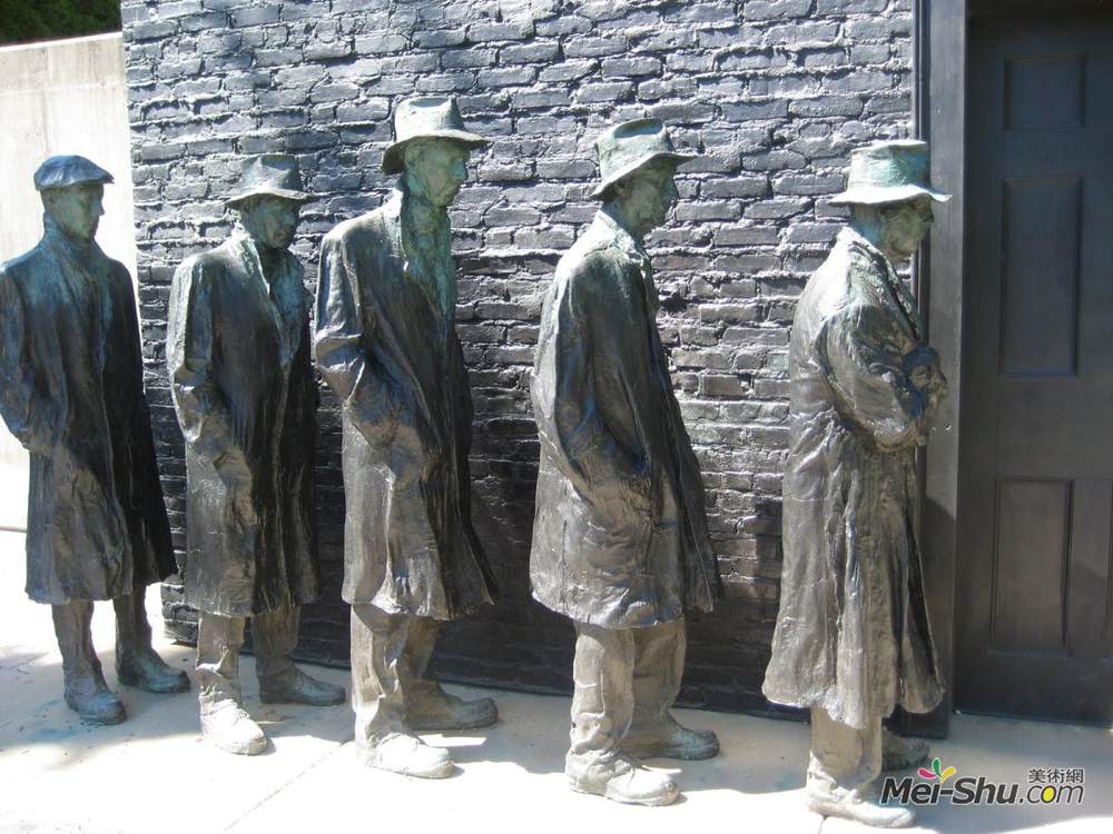 乔治西格尔(George Segal)高清作品《抑郁面包线》