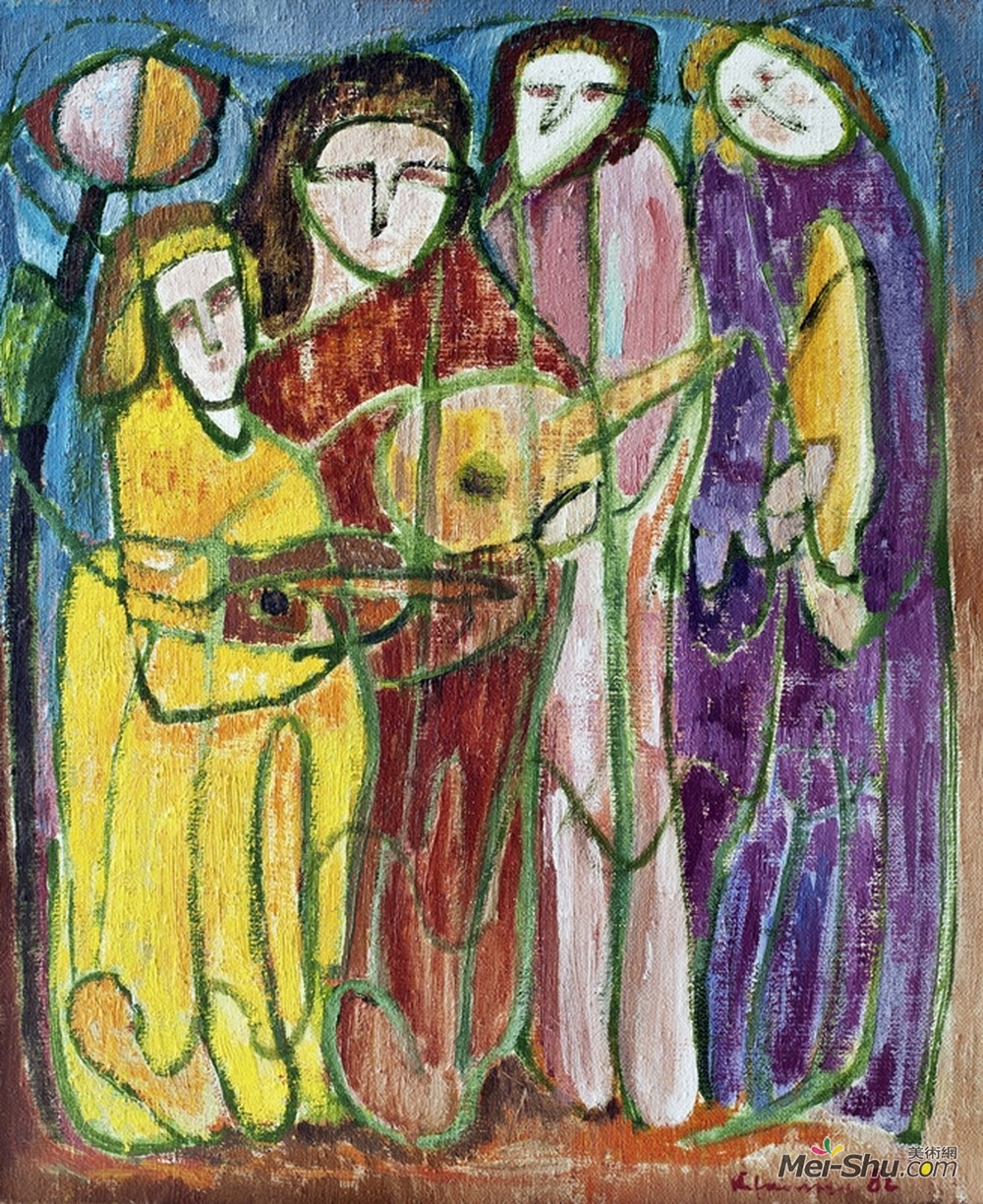 乔治·斯特凡内斯丘(George Stefanescu)高清作品《青年女性的悲哀》