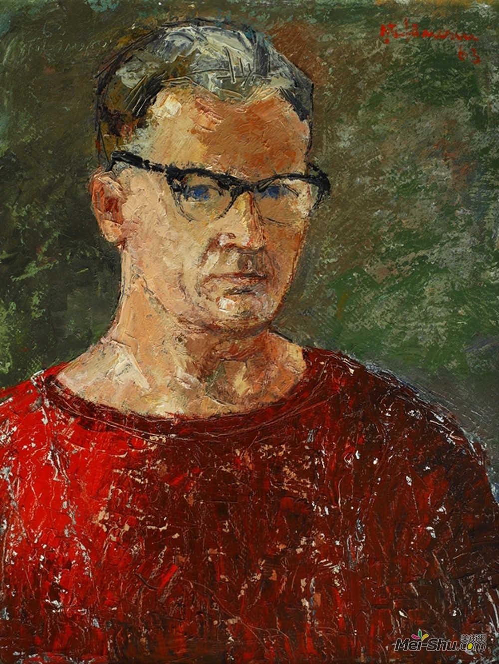乔治·斯特凡内斯丘(George Stefanescu)高清作品《自画像》