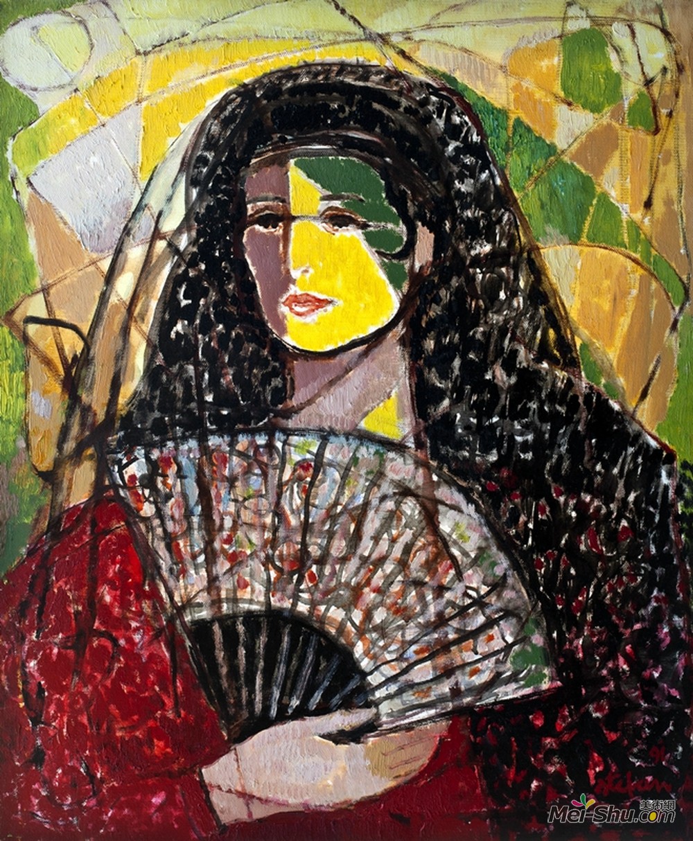 乔治·斯特凡内斯丘(George Stefanescu)高清作品《西班牙女人》