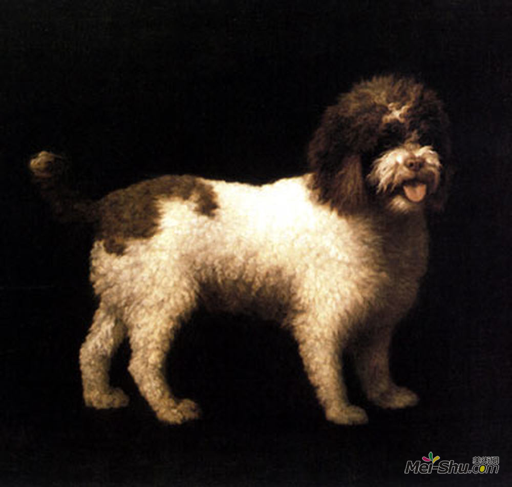 乔治·斯塔布斯(George Stubbs)高清作品《水猎犬》