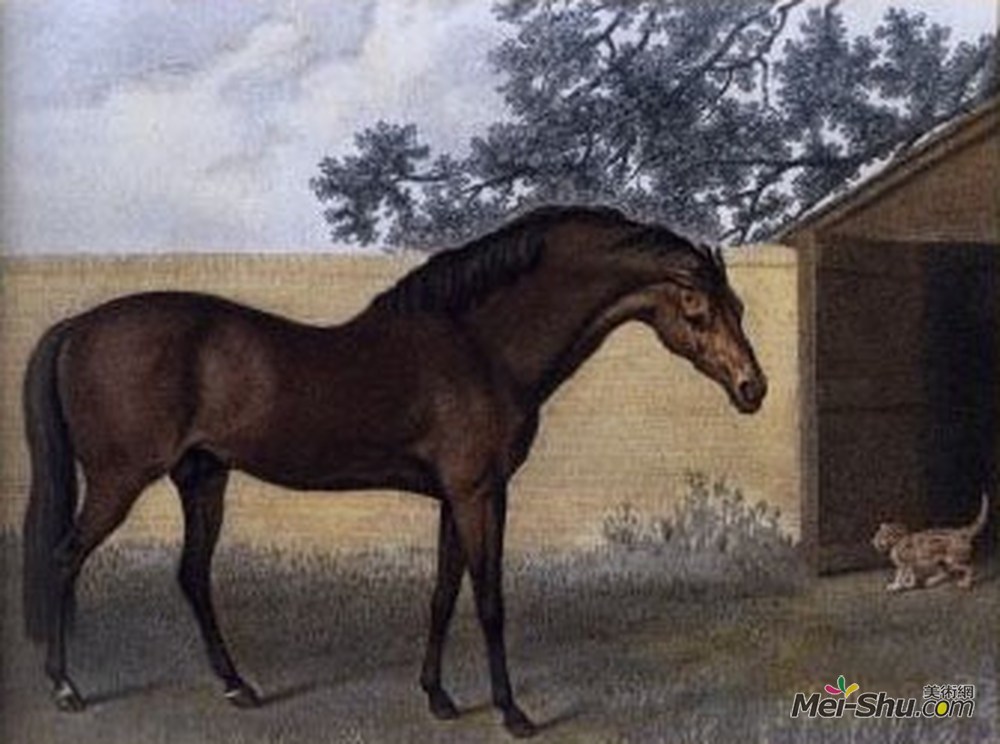 乔治·斯塔布斯(George Stubbs)高清作品《高多芬阿拉伯》