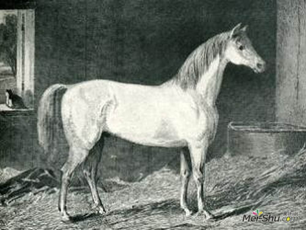 乔治·斯塔布斯(George Stubbs)高清作品《信使马》