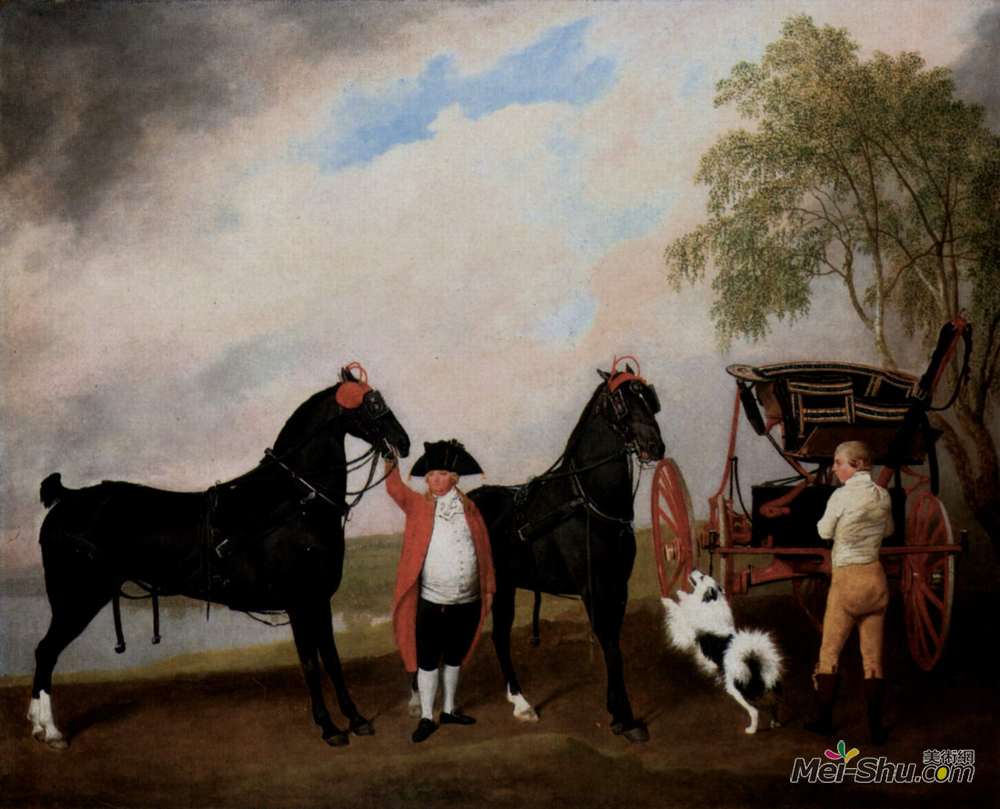 乔治·斯塔布斯(George Stubbs)高清作品《威尔士亲王帕顿》