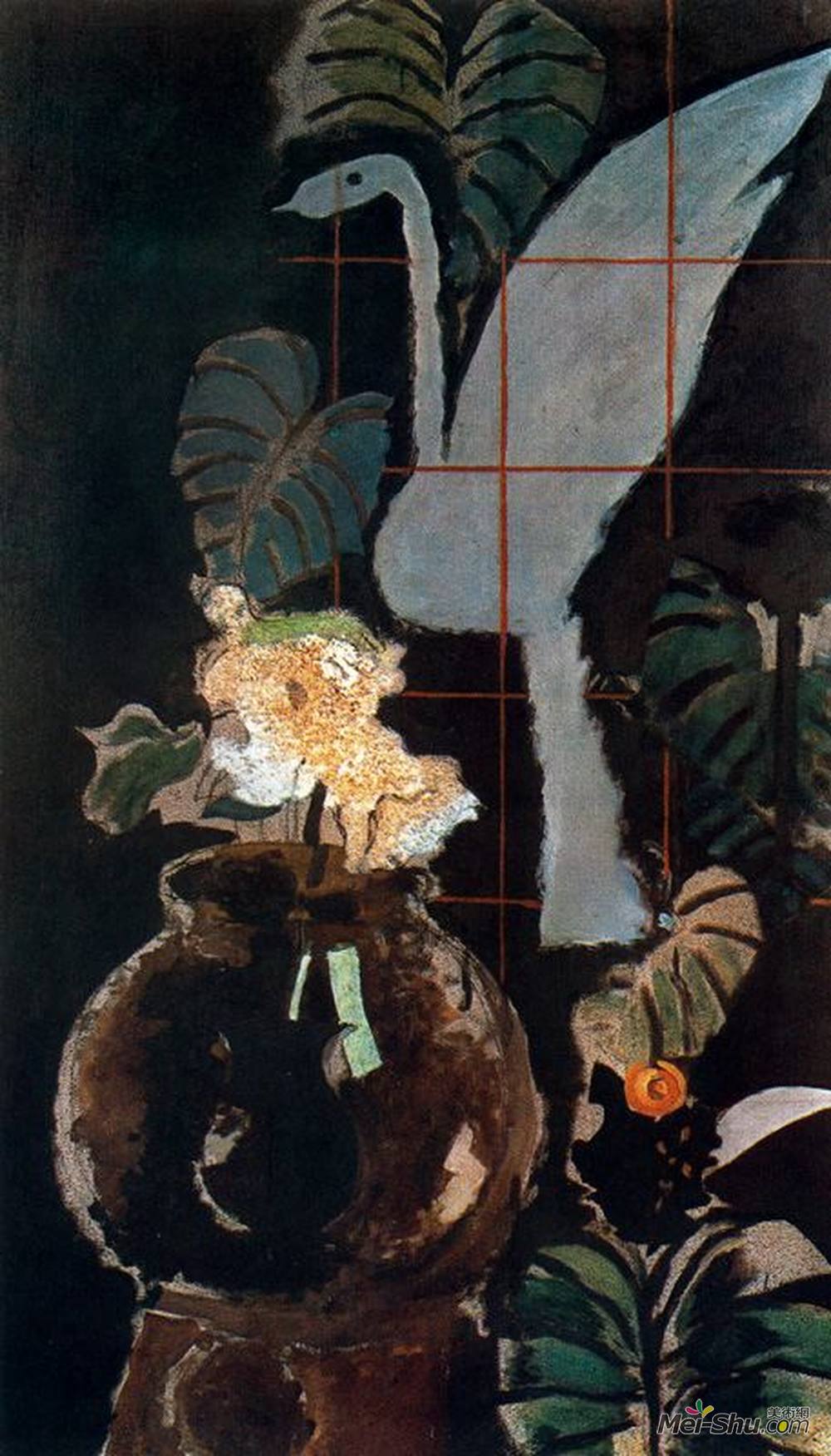 乔治·布拉克(Georges Braque)高清作品《画成方形的风景》