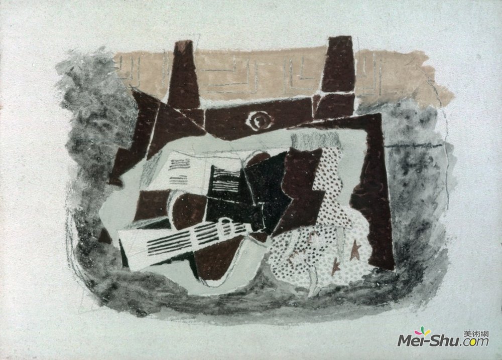 乔治·布拉克(Georges Braque)高清作品《绿色罐子》