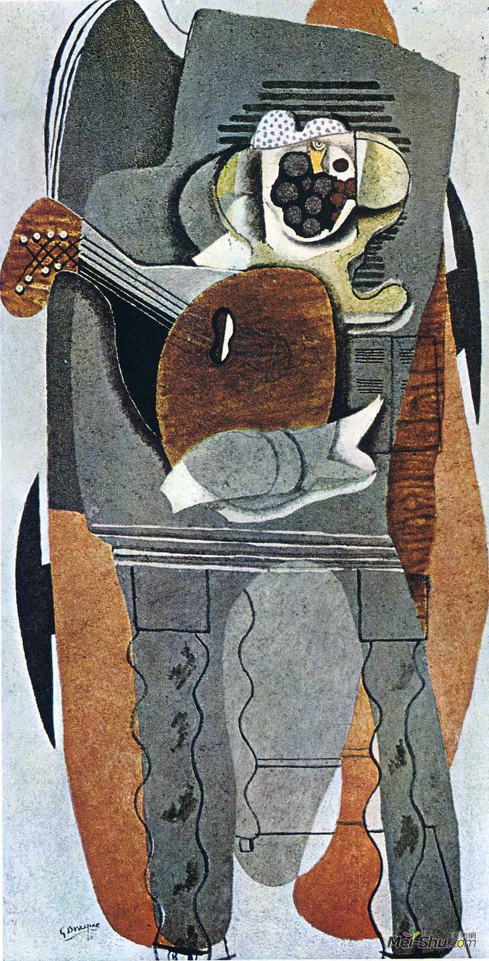 乔治·布拉克(Georges Braque)高清作品《灰色表》