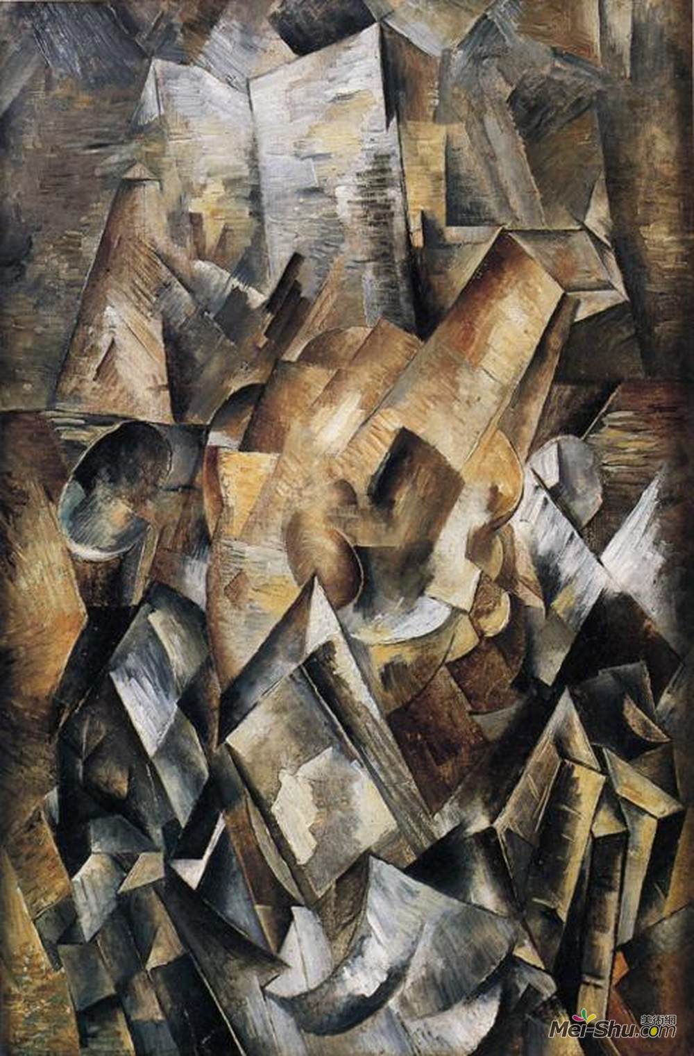 乔治·布拉克(Georges Braque)高清作品《节拍器的静物》