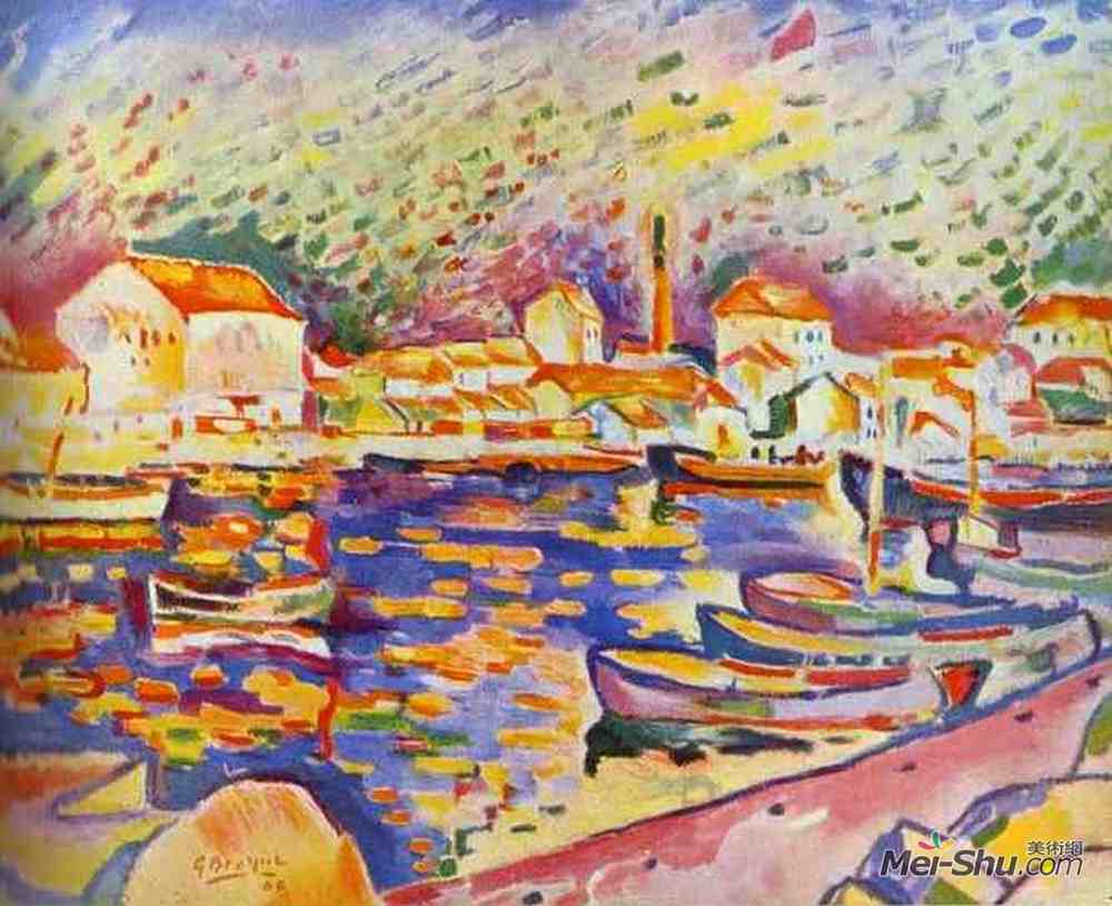 乔治·布拉克(Georges Braque)高清作品《埃斯塔克》