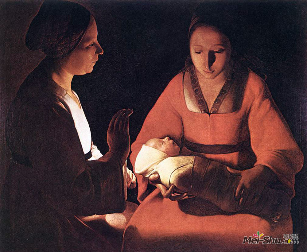 乔治·德·拉·图尔(Georges de la Tour)高清作品《新生儿》