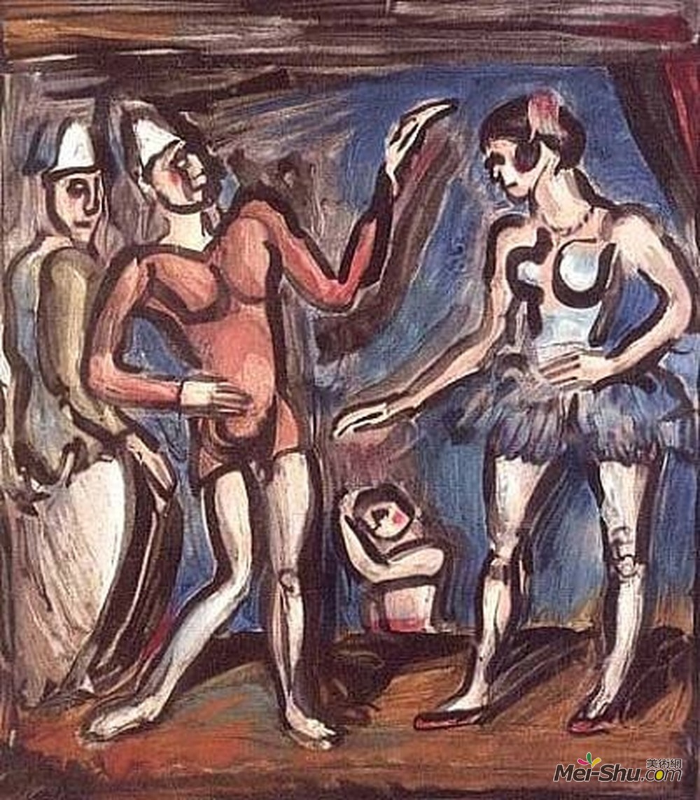 乔治·鲁奥(Georges Rouault)高清作品《阅兵》