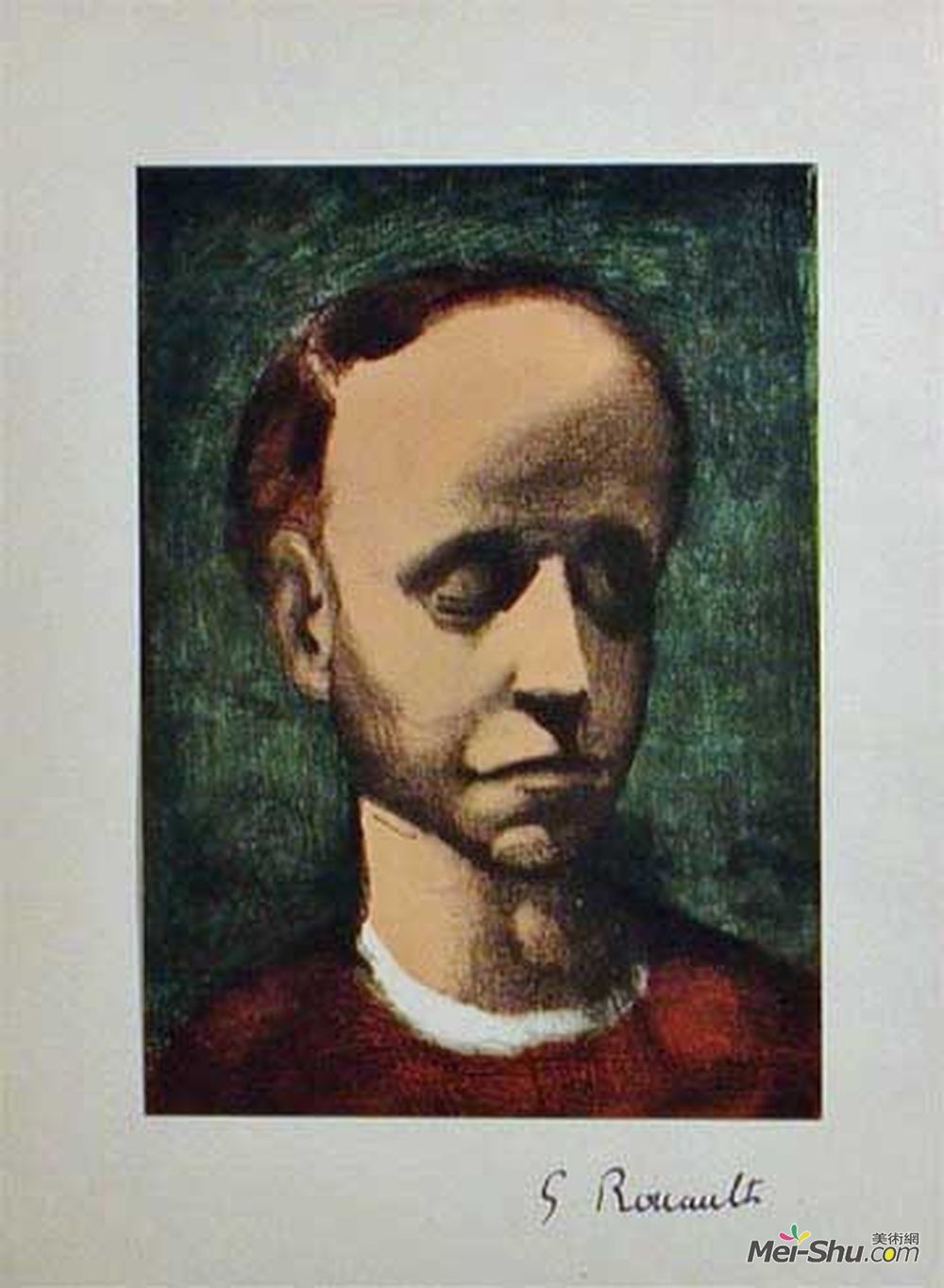 乔治·鲁奥(Georges Rouault)高清作品《自画像》