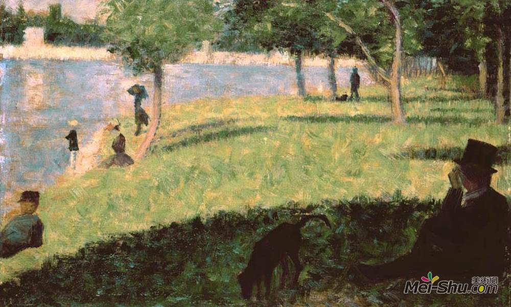 乔治·修拉(Georges Seurat)高清作品《“大碗”的研究》