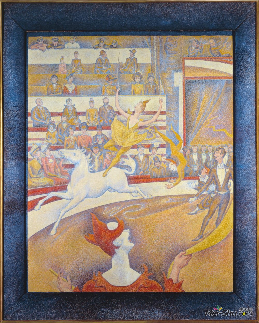 乔治·修拉(Georges Seurat)高清作品《马戏团》