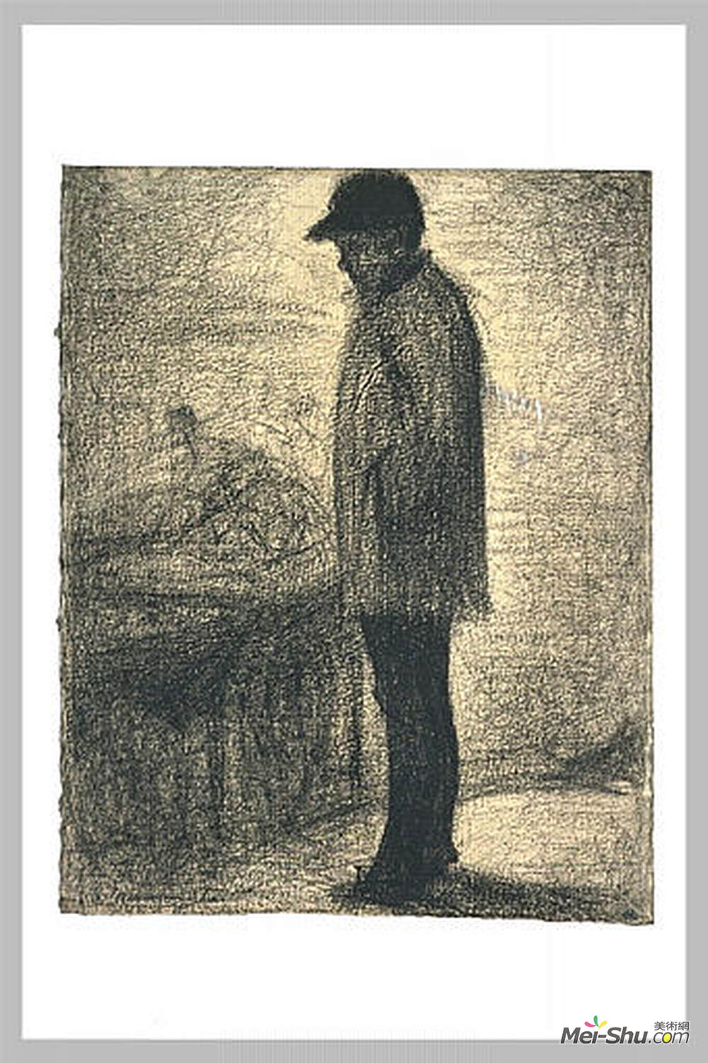 乔治·修拉(Georges Seurat)高清作品《橘子的销售者》