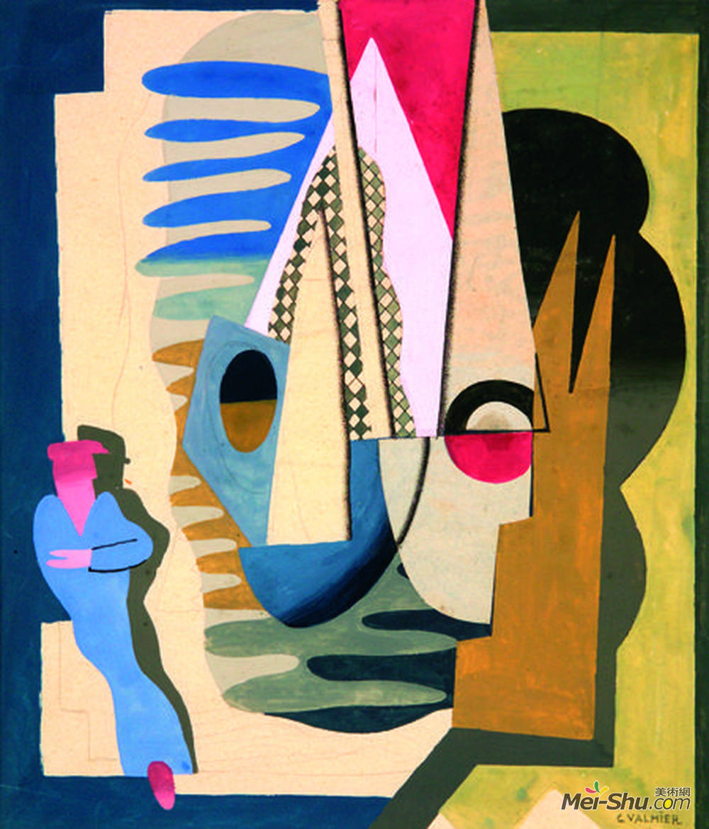 乔治斯·瓦米尔(Georges Valmier)高清作品《马丁贝特奥克斯》