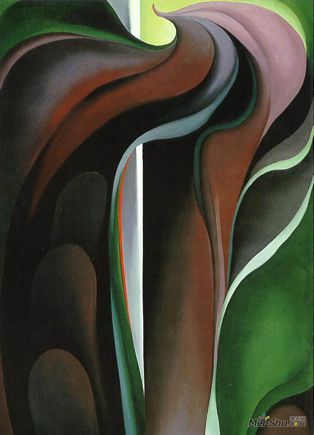 乔治亚·欧姬芙(Georgia O'Keeffe)高清作品《《讲坛》中的杰克》