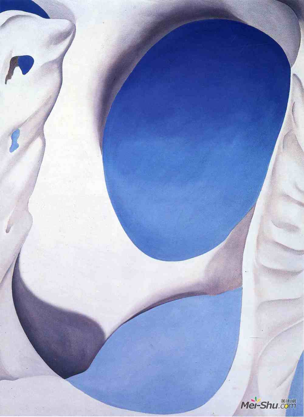 《骨盆Ⅱ》乔治亚·欧姬芙(georgia o&amp#39keeffe)高清作品欣赏