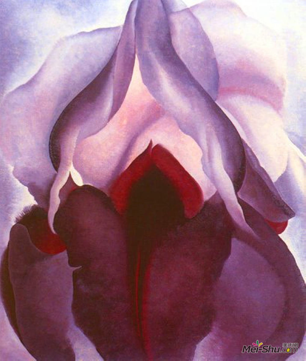 乔治亚·欧姬芙(Georgia O'Keeffe)高清作品《生命之花二》