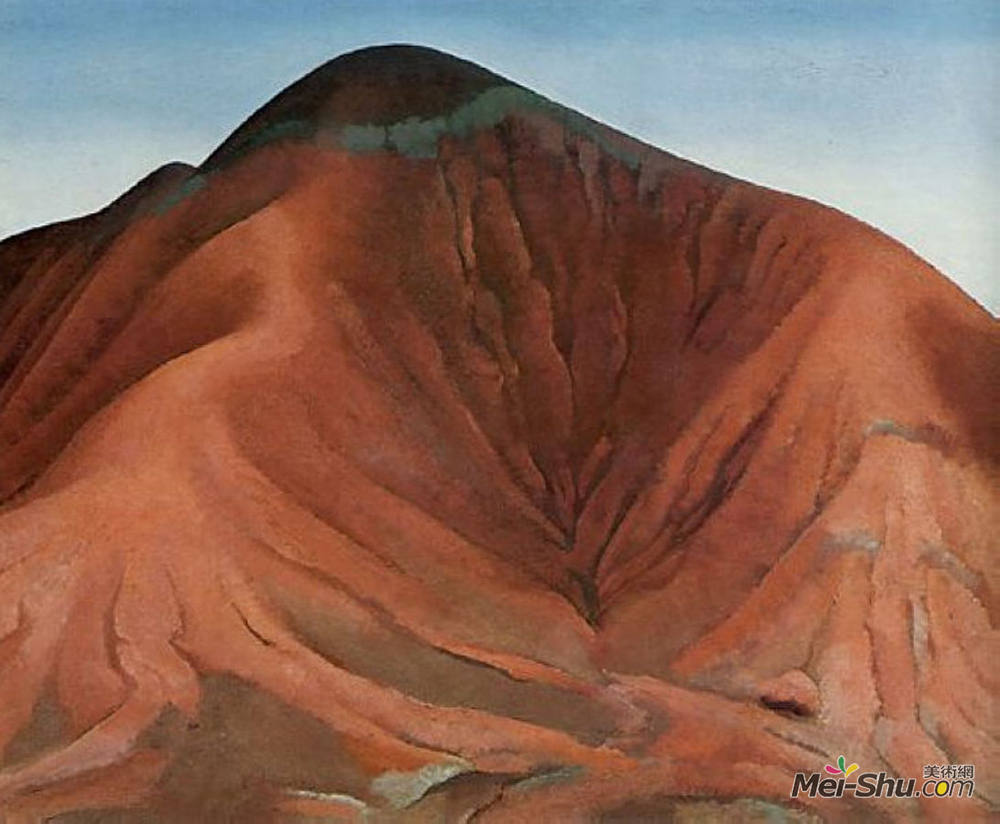 《小紫山》乔治亚·欧姬芙(georgia o&amp#39keeffe)高清作品欣赏