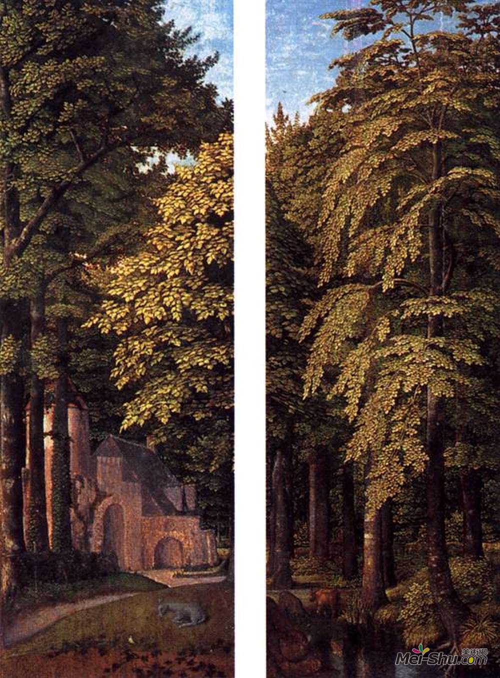 杰勒德·大卫(Gerard David)高清作品《森林景观》
