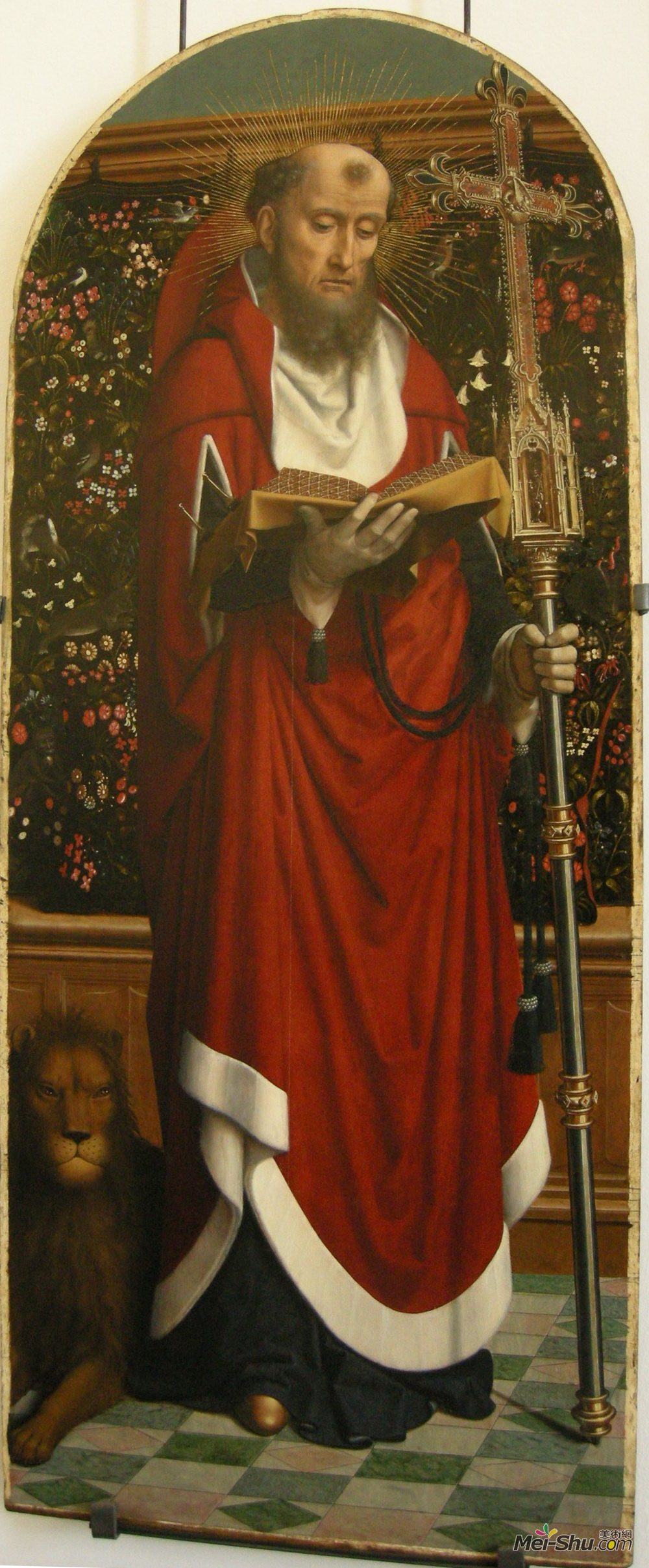 杰勒德·大卫(Gerard David)高清作品《Polyptych of Cervara: St. Jerome》