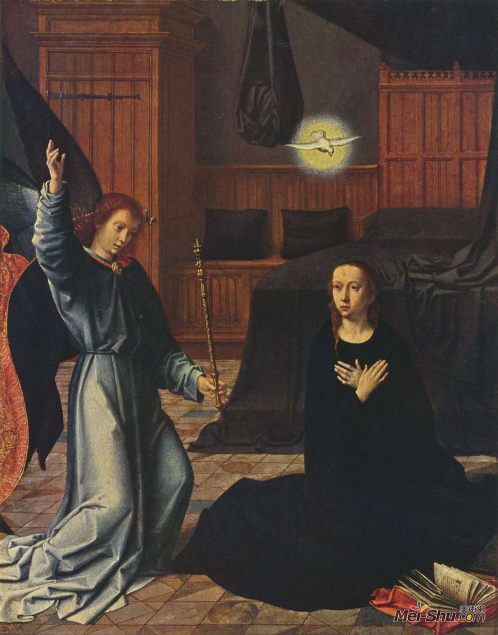 杰勒德·大卫(Gerard David)高清作品《报喜》