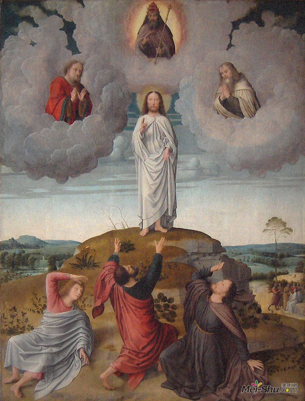 杰勒德·大卫(Gerard David)高清作品《基督的变形（中央面板）》