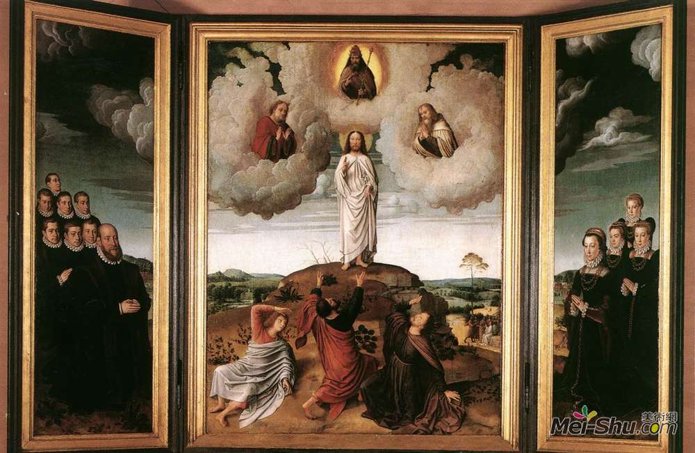 杰勒德·大卫(Gerard David)高清作品《耶稣基督的变形》